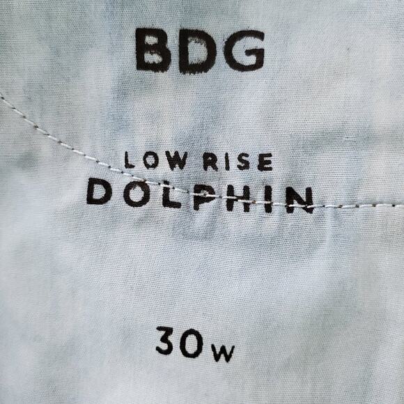 BDG Dolphin Low Rise Cutoff Denim Shorts - Picture 11 of 13